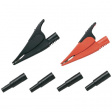 AC285-FTP Crocodile clips red/black, CAT IV 600 V / CAT III 1000 V