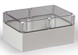 DABP162412T Cubo D 160 x 240 x 121 мм, глухая стенка, прозрачная крышка, ABS, IP 66/67