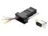 2112-0101-11 Переходник: адаптер; гнездо RJ45,D-Sub "папа" 9pin