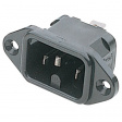 PX0590/63 Разъем: питания AC; гнездо; "папа"; 10А; 250ВAC; C16; -40?120°C