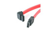 SATA12LA1 Left Angle SATA Cable 304 mm Red