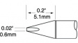 UFTC-7CH06 Soldering Tip Chisel 0.6 mm 390 °C