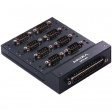 OPT8-M9 *Connection box 8x DB9M for CP-168U & C218Turbo