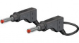 66.9408-05021 Safety Test Lead 500mm Black 600V Nickel-Plated