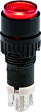 1.15.106.501/1300 Illuminated Pushbutton Switch, 0.5 A, 24 VAC/VDC