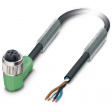 SAC-4P- 5,0-PUR/M12FR Соединительный кабель; M12; PIN:4; угловой; 5м; вилка; 250ВAC; 4А