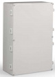 WPCP406018G Cubo W 400 x 600 x 185, с петлями и замками, рамная вставка, серая крышка, PC, I
