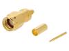 321-104-002 (SMA-50/2-RG174/316/W4.02) Вилка; SMA; "папа"; прямой; 50Ом; RG174; обжим; на провод; тефлон
