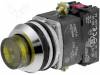 NEF30-WLGXY-24VDC Переключатель: кнопочный; 1; NC + NO; 30мм; желтый; IP56; -15?30°C
