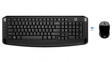 3ML04AA#ABD Wireless Keyboard and Mouse 300, 1600dpi DE Germany/QWERTZ USB Black