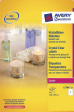 L7784-25 Crystal Clear Labels, 25 sheets/25 labels, 210.0 x 297.0 mm,