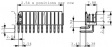 76383-312LF Pin header, Dubox 2x12-pin 90deg 2x12P