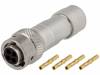RT0610-4SNH-K, Круглый; вилка; "мама"; PIN:4; 13А; внутр.байонетное соединение, Amphenol