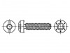 1083546 Винт; для металла; 4x6; Головка: цилиндрическая; Torx®,прямой