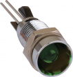 2664.8081 Индикат.лампа: LED; вогнутый; зеленый; Oотв: O8мм; латунь; OLED:5мм