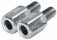 09670009974 (pair) [2 шт] Threaded bolt UNC 4-40/M3 PU=Pair (2 pieces)