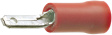 3910 [100 шт] Столбиковый контакт красный 6.3 x 0.8 mm уп-ку=100 ST