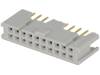 8520-4500PL Гнездо; IDC; "мама"; PIN:20; прямой; THT; позолота; 3А; 2,54мм