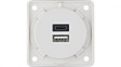 926202509 Wall Outlet INTEGRO 1x USB Flush Mount 3.6A 230V White