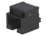 RJ45PU Гнездо; RJ45; PIN:8; со сдвигом; позолота; Конфиг.выводов:8p8c