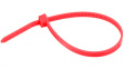 TY 125-40-2 TY-Fast Cable Tie 141 x 3.6mm, Polyamide 6.6, 180N, Red