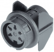 T 3377 500 Appliance socket C091B 5-pin Poles 5 - 240° 5 A 300 VAC/VDC