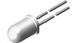 TLCY5800 LED; 5мм; желтый; 7,5-35кд; 8°; Поверхность: выпуклая; Шаг:2,54мм