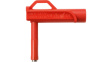 AWMG 7858 Ni / 6.6 / RT Magnetic Adapter, diam. 4 mm, Red