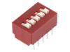 BD05 Переключатель: DIP-SWITCH; 0,1A/50ВDC; Положения: 5; -40?85°C