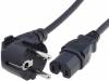 SN313-3/07/1.8B Кабель; угловая вилка CEE 7/7 (E/F), IEC C15 "мама"; 1,8м; 10А