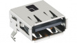 2410 06 USB 2.0 A connector, Socket, angled