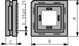 IC120-0684-304 IC test socket, open-top, PLCC 68