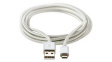 CCTB60500AL20 USB 2.0 Cable USB A Plug - USB Micro-B Plug 2m Aluminium