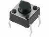 TACT-65R-F Микропереключатель; 1; SPST-NO; 0,05A/12ВDC; THT; 2,5Н; 6x6мм; 5мм