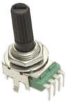 P110KH1-0F15BR10K, Rotary Potentiometer, 10 kOhm, PCB Pins, BI Technologies