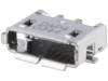 1981584-1 Гнездо; USB AB micro; на плату; SMT; PIN:5; горизонтальный