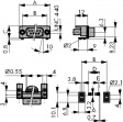 DTS 09 PYCSMD2 UN-TR Штекер D-Sub SMD 9P