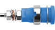 SEB 6446 Ni / BL Laboratory socket diam. 4 mm Blue CAT III