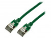 CQ9065S Patch cord; U/FTP; 6a; многопров; Cu; TPE; зеленый; Дл: 3м; 32AWG