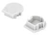 A1950022, Заглушка для профилей LED; серый; ABS; Назначение: UNI12, TOPMET