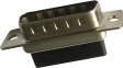 RND 205-00738 D-Sub Crimp Connector, Poles 15, Straight/Crimp