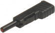 SLS 200 BLACK Защитный штекерный разъем ø 4 mm черный