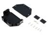 16-001840, Корпус: для разъемов D-Sub; D-Sub 37pin, D-Sub HD 62pin; черный, Conec