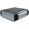 CDIC00001 110 Series Desktop Enclosure, 222 x 205 x 70 mm, Silver/Anth