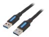 CONBH Кабель; USB 3.0; вилка USB 3.0A,с обеих сторон; никелированные