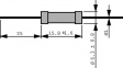 T3-100RFI Wirewound resistor 100 Ohm 4 W +- 1 %