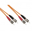 STST50DOR15 FO cable 50/125um OM2 ST/ST 15 m Orange