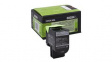 80C2SK0 Toner Cartridge, 2500 Sheets, Black