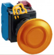 YW1L-M4E10Q4A Illuminated Pushbutton Switch, 10 A, 24 VDC