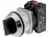 NEF30-TPESXY Переключатель: поворотный; 1; NC + NO; 30мм; черный; IP56; -15?30°C